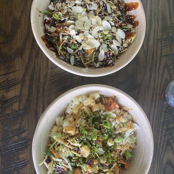 Stoked Poke - Two inlet bowls made by different people - Poke Near Me - Daytona Beach, Florida Stoked Poke - Two inlet bowls made by different people - Poke Near Me - Daytona Beach, Florida