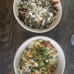 Stoked Poke - Two inlet bowls made by different people