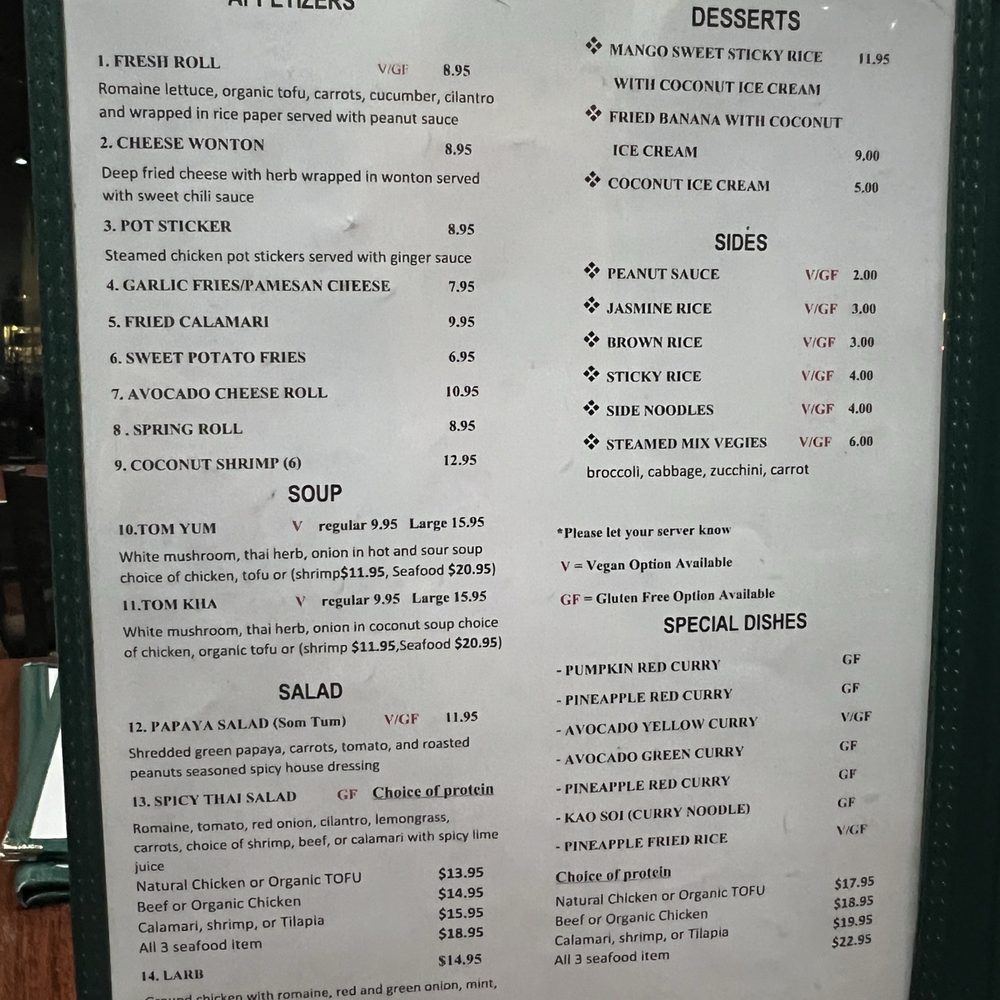 The Coconut Downtown - 12/15/24 Menu - Thai Near Me - Reno, Nevada The Coconut Downtown - 12/15/24 Menu - Thai Near Me - Reno, Nevada
