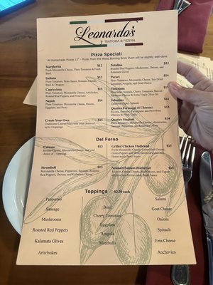 Leonardo's Trattoria & Pizzeria by null