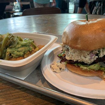 Graze 1910 - Ray Ray's BLT with Chicken Salad and a side of Street Tots - Breakfast & Brunch Near Me - Tampa, Florida Graze 1910 - Ray Ray's BLT with Chicken Salad and a side of Street Tots - Breakfast & Brunch Near Me - Tampa, Florida