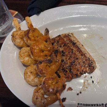 LongHorn Steakhouse - 7oz. LongHorn Salmon with 8ct. Redrock Grilled Shrimp - Steakhouses Near Me - Jonesboro, Arkansas LongHorn Steakhouse - 7oz. LongHorn Salmon with 8ct. Redrock Grilled Shrimp - Steakhouses Near Me - Jonesboro, Arkansas