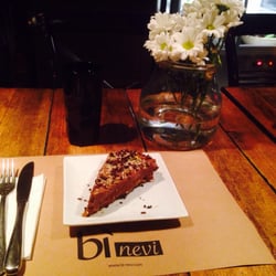 Bi Nevi Deli - Vegan chocolate cream cake nice done! Sweetened with coconut sugar & dates. Warm, cute & cozy vibes!