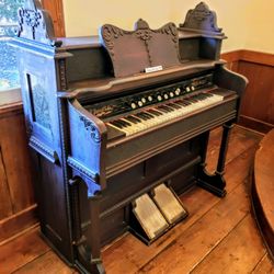 Mordecai Historic Park - Piano in Chapel at Mordecai Historical Park