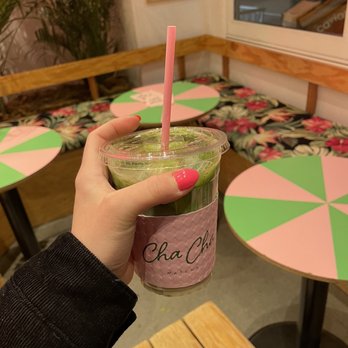 Cha Cha Matcha - Iced matcha chai with macadamia milk - Coffee & Tea Near Me - New York, New York