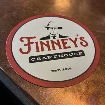 Finney's Crafthouse - Burbank - Coaster. They have a lot of craft beers. - New American Near Me - Burbank, California