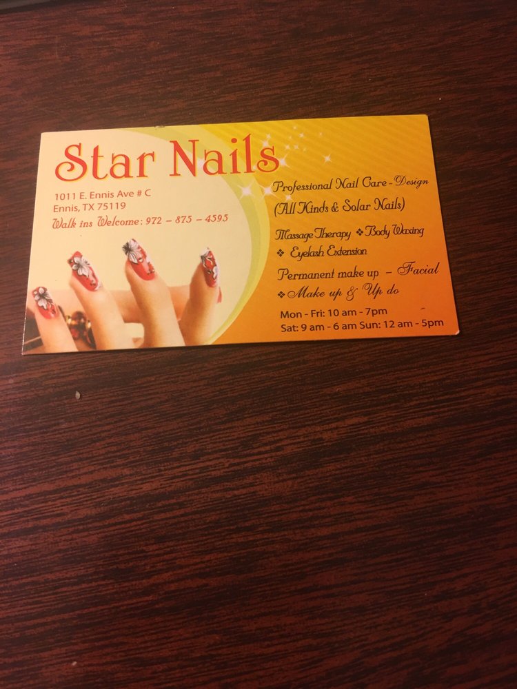 STAR NAIL PLUS SIX Updated October 2024 1011 E Ennis Ave, Ennis