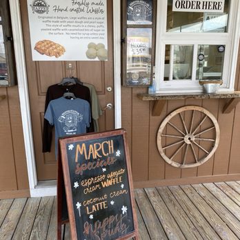 Waffee Station - Charming outdoor entry - Waffles Near Me - Micro, North Carolina