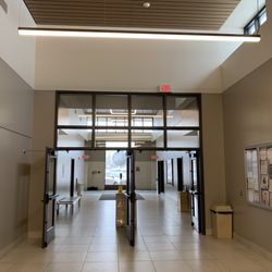West Seneca Public Library - Looking out toward the entry