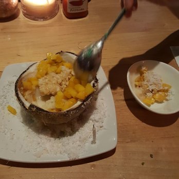 Malai Kitchen - Mango Sticky Rice Smash, forgot to take a picture before we digged in. We were too excited to try. Rice crispy in the center! - Vietnamese Near Me - Southlake, Texas Malai Kitchen - Mango Sticky Rice Smash, forgot to take a picture before we digged in. We were too excited to try. Rice crispy in the center! - Vietnamese Near Me - Southlake, Texas