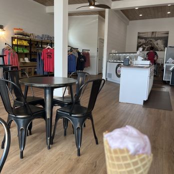 The Corner Creamery - Half eaten single scoop! - Ice Cream & Frozen Yogurt Near Me - Hillman, Michigan The Corner Creamery - Half eaten single scoop! - Ice Cream & Frozen Yogurt Near Me - Hillman, Michigan