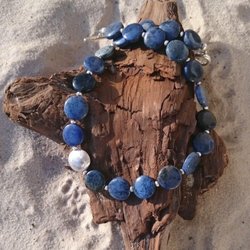 Schmuck & Meer - Dumortierit mit Sterling Silber