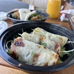 Facing East - Green onion roll