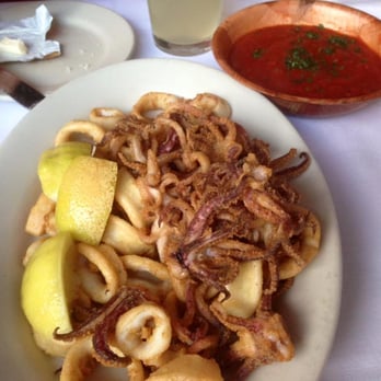 Scales & Shells - Fried Calamari with a side of marinara - Seafood Near Me - Newport, Rhode Island