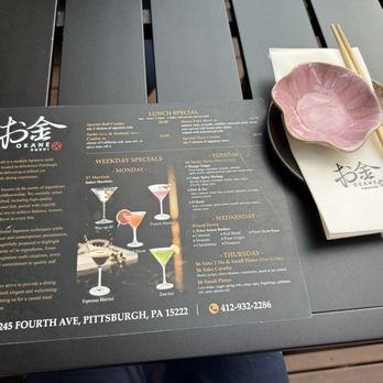 Okane Sushi - Weekly Specials Menu - September 2026 - Sushi Bars Near Me - Pittsburgh, Pennsylvania Okane Sushi - Weekly Specials Menu - September 2026 - Sushi Bars Near Me - Pittsburgh, Pennsylvania