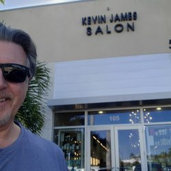 ROSARIO S. CASSATA AT THE KEVIN JAMES SALON IN THE ALTON SHOPPING CENTER IN PALM BEACH FLORIDA.