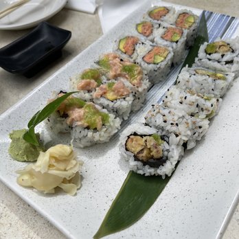 Sushi Yoshi - Costa Rica roll, Spicy Crunchy Tuna and Avocado Roll, and I forgot the other one - Sushi Bars Near Me - Vienna, Virginia