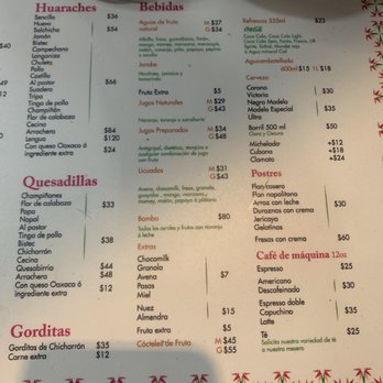 El rincón tapatio - Menu - Tacos Near Me - México, D.F., DIF