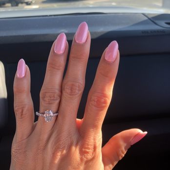 Phoenix' Grace Nails Spa - Almond shape LOVE!!!! My go top 2 ladies for my mani is Tasha and Tiffany. These ladies are perfectionist. I highly recommend them. - Nail Salons Near Me - Costa Mesa, California