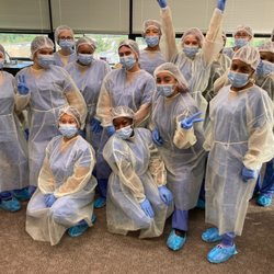 American Institute - PPE practice day for medical assistant training