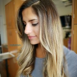 Solomon C Hoang - Rooty blonde. Balayage -solomon