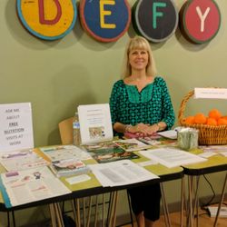 Andrea Groon, MED, RD, LDN - Love meeting new people at Wellness & Health Fairs.