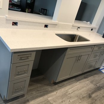Brothers Works - New white countertop and cabinets - General Contractors Near Me - Corning, California