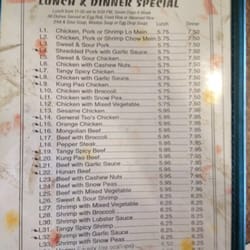 Spring China Cafe - Menu pg 4