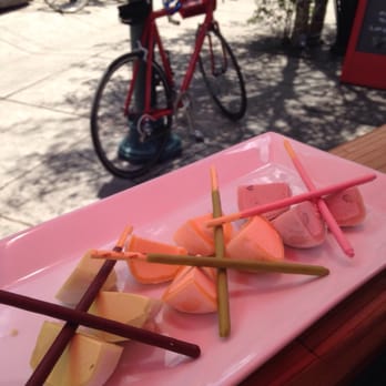 Sosoba - Mochi trio: green tea, mango, and red bean - Ramen Near Me - Flagstaff, Arizona