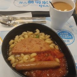 大家樂 - Luncheon Meat and Sausage with Twisty Macaroni in Italian Tomato Soup