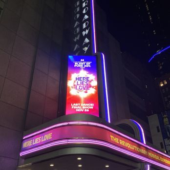 Here Lies Love - Outside Broadway Theatre - Performing Arts Near Me - New York, New York
