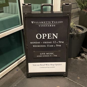 Willamette Valley Vineyards - Vancouver Waterfront - Sign - Wine Tasting Room Near Me - Vancouver, Washington Willamette Valley Vineyards - Vancouver Waterfront - Sign - Wine Tasting Room Near Me - Vancouver, Washington