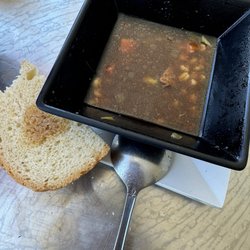 Breakaway Bistro - Beef barley soup.   It smelled so good I forgot to take a pic before digging in.