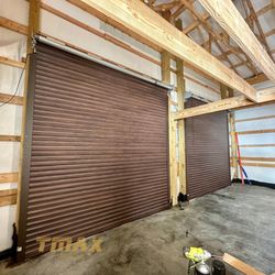 Tmax Roll Ups - Say goodbye to manual lifting - our motorized garage doors make entry and exit a breeze.