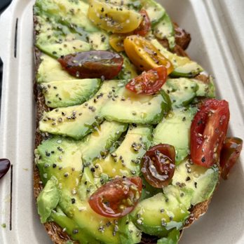 Blk Dot Coffee - Avocado Toast (added hot honey) - Coffee & Tea Near Me - Long Beach, California Blk Dot Coffee - Avocado Toast (added hot honey) - Coffee & Tea Near Me - Long Beach, California