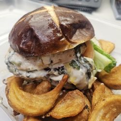 Chicken Spin Dip Sandwich