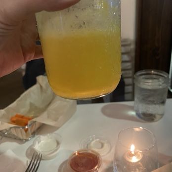 SharkBites - The mango smoothie. Note it is not fresh mango. This is a frozen concentrate. - Fish & Chips Near Me - Coos Bay, Oregon