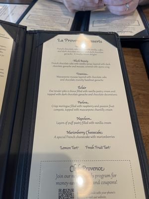Menu photo 3 La Provence Vancouver, WA