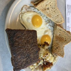 Pioneer Diner - Served with 2 Eggs, Homefries and Toast and Scrapple