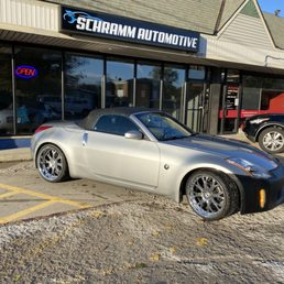 Exterior outside entrance of Schramm Automotive - Beautiful 350z - Royal Oak, Michigan Exterior outside entrance of Schramm Automotive - Beautiful 350z - Royal Oak, Michigan