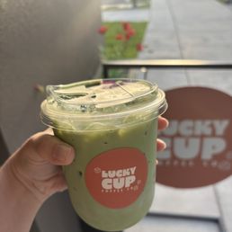 Raspberry hibiscus iced matcha Raspberry hibiscus iced matcha