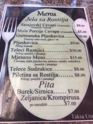 Menu photo 3 Coffee Slasticarna Drina Chicago, IL