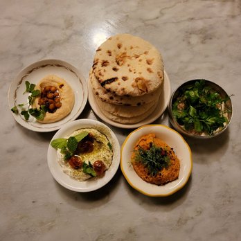 Homer - Set of three dips and lamb ragu - IG @bougiefoodieboi - Mediterranean Near Me - Seattle, Washington Homer - Set of three dips and lamb ragu - IG @bougiefoodieboi - Mediterranean Near Me - Seattle, Washington