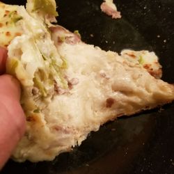 Papa Johns Pizza - It helps when pizza is cooked fully... this was the first and last time I'll order