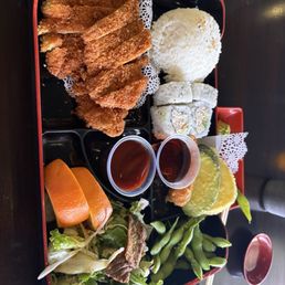 Katsu lunch plate