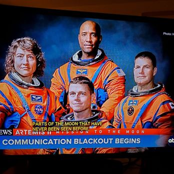ABC Television - The Artemis II crew returned home tonight after circling the moon - 4/10/2026 - Television Stations Near Me - New York, New York ABC Television - The Artemis II crew returned home tonight after circling the moon - 4/10/2026 - Television Stations Near Me - New York, New York
