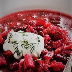 European Beet soup(borscht)