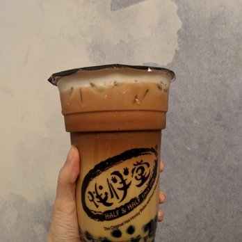 Half & Half Tea Express - I think this was coffee milk tea with boba - Juice Bars & Smoothies Near Me - Monterey Park, California Half & Half Tea Express - I think this was coffee milk tea with boba - Juice Bars & Smoothies Near Me - Monterey Park, California