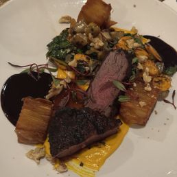 Coffee rubbed Venison loin