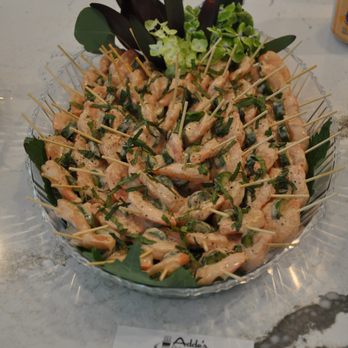 Adde's Catering Kitchen - Marie Rose shrimp skewers - Caterers Near Me